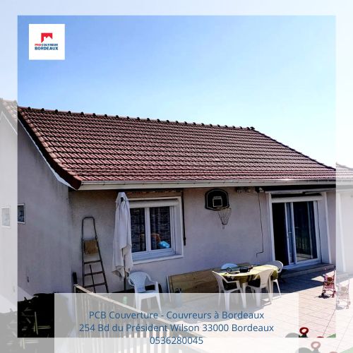 Rénovation de toiture Rive Droite de Bordeaux